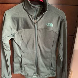 HUNTER GREEN NORTH FACE FLEECE